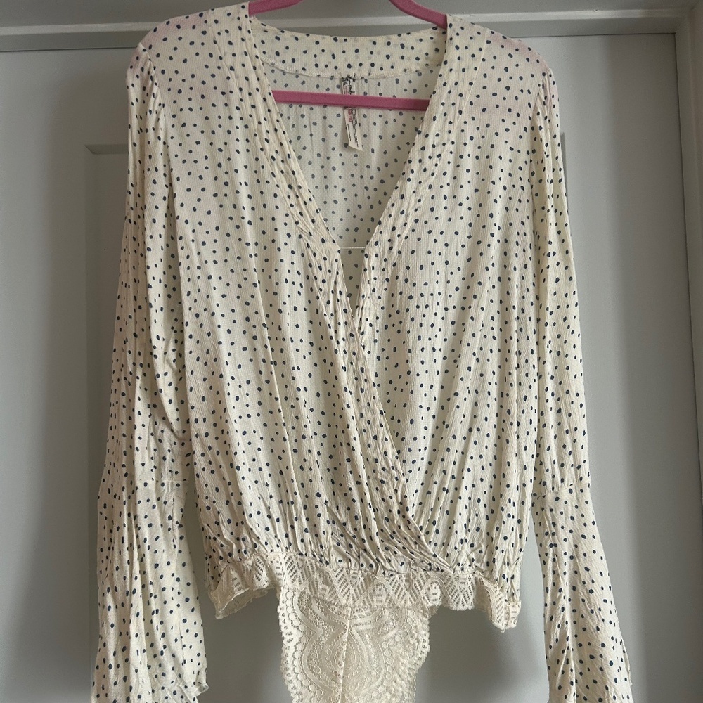 Free People Makin Waves bodysuit